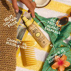 Sun Bum Revitalizing Leave In Conditioner Detangler Spray - 1.5 oz (3-Pack) | Anti Frizz, Color Friendly, UV Protecting, Enriched with Coconut Oil and Banana, Vegan, Travel Friendly