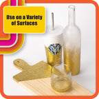 Buy now Mod Podge CS27593 Dishwasher Safe Glitter Gold, 8 fl oz Multi-Purpose Formula, Perfect for Easy to Apply DIY Arts and Crafts at indiglob india