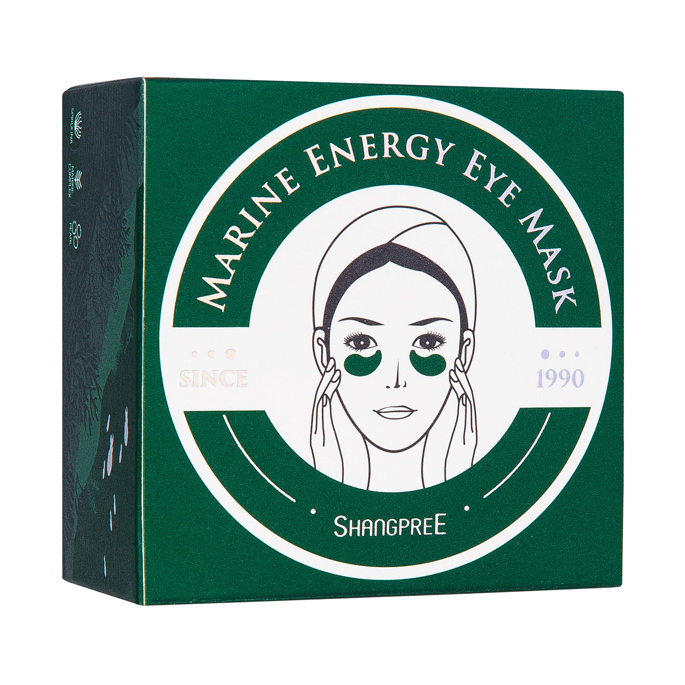 Buy now SHANGPREE Eye Mask (30 pair｜60 masks), under eye patches, Premium Korean Skin Care (Marine Energy) at indiglob india