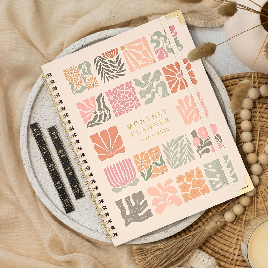 Beautiful Matisse 2026-2028 Monthly Planner - To Do List Notebook