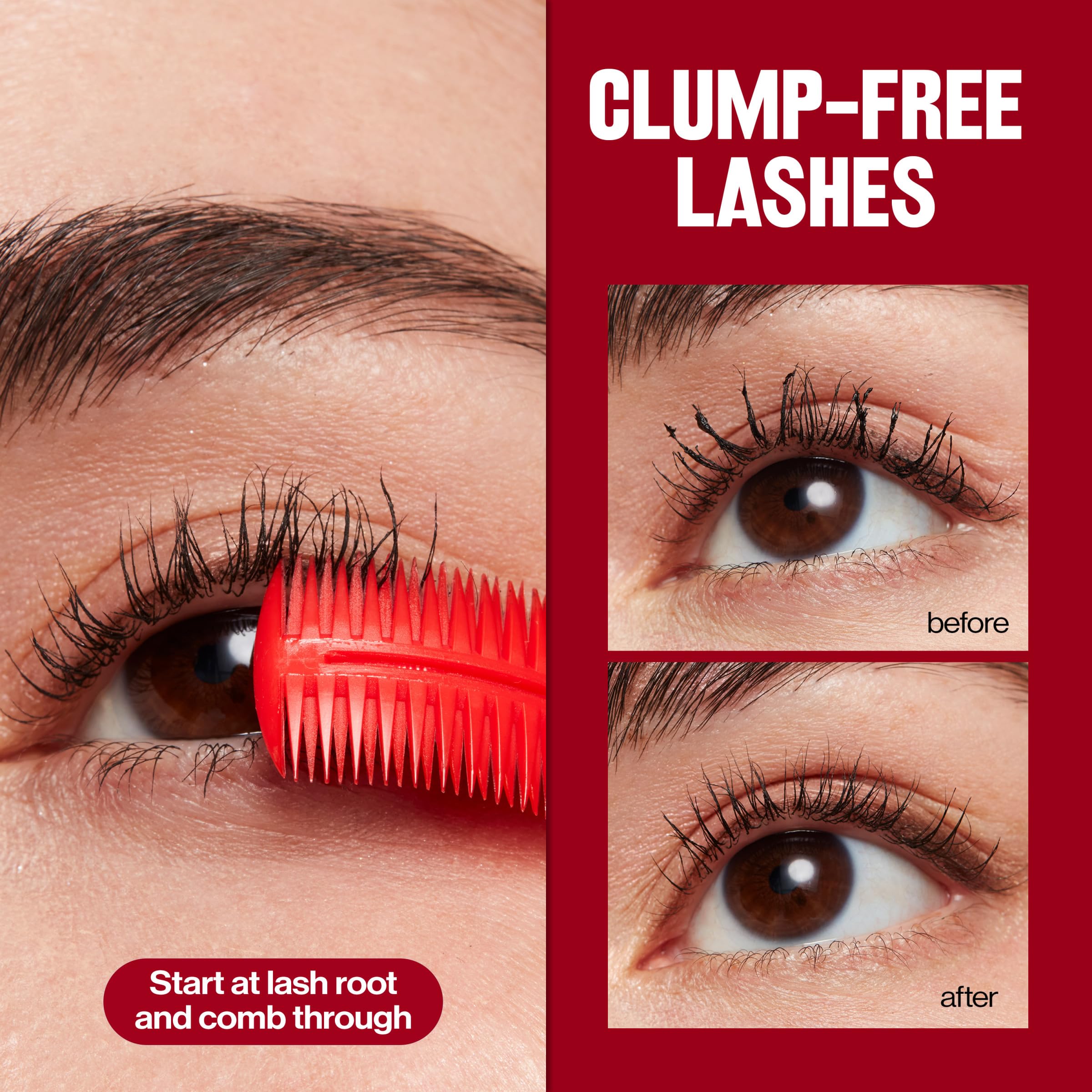 Buy now Revlon Lash & Brow Styling Tool, Dual Ended Eyelash Separator & Eyebrow Brush Spoolie, Works with Mascara & Brow Makeup, 1 count at indiglob india
