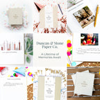 Duncan & Stone Hardcover Birthday Book & Baby Memory Album, 72 Pages