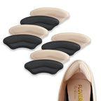 4 Pairs Heel Pads for Shoes, Soft and Flexible Heel Grips for Shoes Too Big