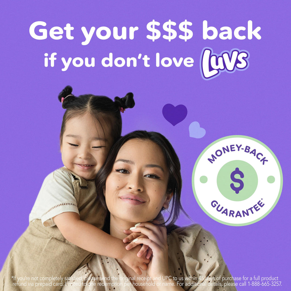 Luvs Size 8 Baby Diapers, Platinum Protection Bluey Diapers for Day & Night,Size 8 (46+ lb), 52 Count