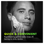 GilletteLabs Rapid Foaming Shave Gel for Men, 7oz (Pack of 2)