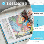 Buy now ARTDOT A2 Storage Book for Diamond Art Kits, Diamond Art Portfolio Folder with 30 Pocket Slevees Protectors (39.7 x 56cm) at indiglob india