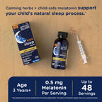 Mommy's Bliss Kids Sleep Support Liquid w/Melatonin, Grape Flavor, 4 Oz
