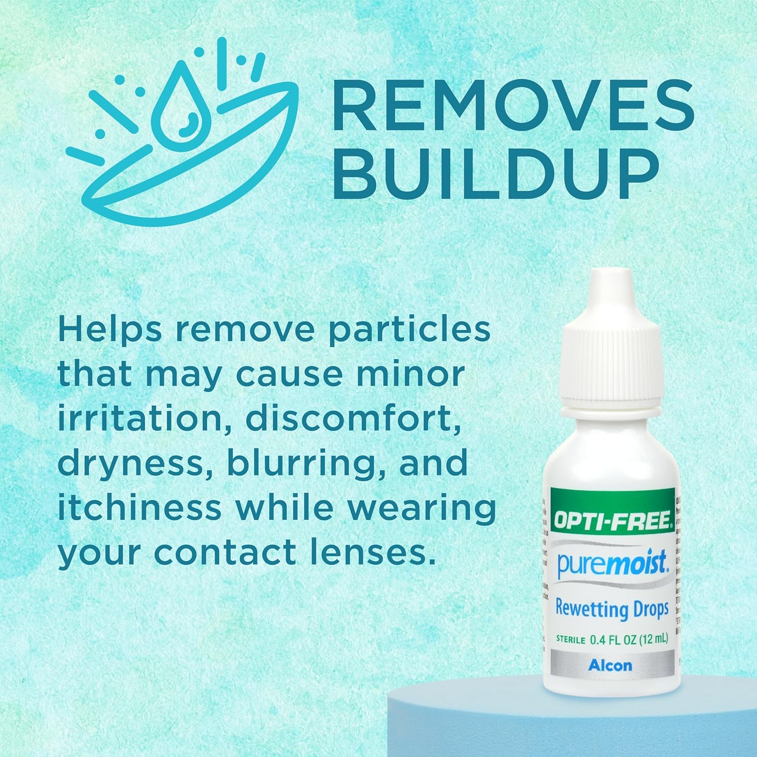 Buy now Opti-Free Puremoist Rewetting Drops, 12-mL at indiglob india