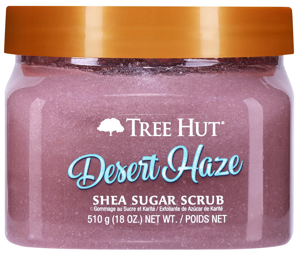 Buy now Tree Hut Desert Haze Shea Sugar Scrub, Exfoliating, Hydrating & Moisturizing Body Scrub with Shea Butter & Nourishing Essential Oils, Smooth & Soften Skin, 18 oz at indiglob india