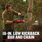 CRAFTSMAN Electric Chainsaw, 16 Inch, 12 Amp Corded Chain Saw Electric, Ergonomic, Powerful Motor (CMECS600)