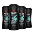 AXE Sage & Cedarwood Body Wash Apollo 4 Count 16 fl oz | For Long Lasting Freshness Men's Body Wash with Odor-Busting Prebiotics
