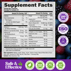 Biotin Gummies for Hair Growth Support - for Women & Men - Berry, Pack of 2 | Biotin 10000mcg, Collagen, Keratin, Hyaluronic Acid, B-Complex, Saw Palmetto - Hair, Skin & Nail Strengt Support - Sugar-Free