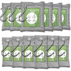 Buy now 12 Pack Bamboo Air Purifying Bag, Activated Charcoal Bags Odor Absorber, Moisture Absorber, Natural Car Air Freshener, Shoe Deodorizer, Odor Eliminators For Home, Pet, Closet (6x50g, 6x150g) at indiglob india