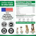 Dog Allergy Chews for Itchy Skin - 240 Treats - Anti-Itch Immune Relief