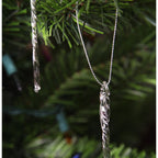 Buy now Kurt Adler 3-1/2-Inch-5-1/2-Inch Clear Glass Icicle Ornament Set of 24 Pieces (1) at indiglob india