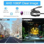 Buy now AHD 1080P Backup Camera, Metal Housing 170 Degree Wide View Angle Universal Car Front/Side/Rear View Camera, Easy Install, Removable Guildlines, Mirror Non-Mirror Image, AHD 1080P/720P, 12V/24V at indiglob india