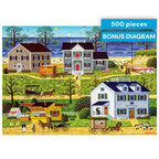 Buy now Buffalo Games - Charles Wysocki Gulls Nest 500 Piece Jigsaw for Adults at indiglob india