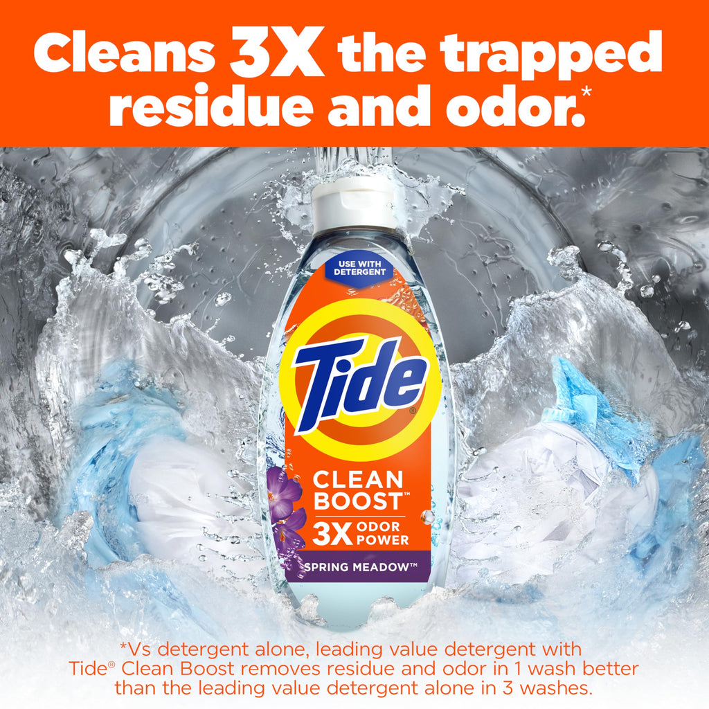 Buy now Tide Deep Cleansing Fabric Rinse with 3X Odor Power, Spring Meadow, 48 oz at indiglob india