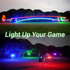 TOSY Flying Disc - 16 Million Colors RGB LEDs, Extremely Bright, Smart Modes, Camping Essentials for Teens/Kids/Adults/Men/Boys/Girls, Auto Light Up, Rechargeable, Waterproof, 175g