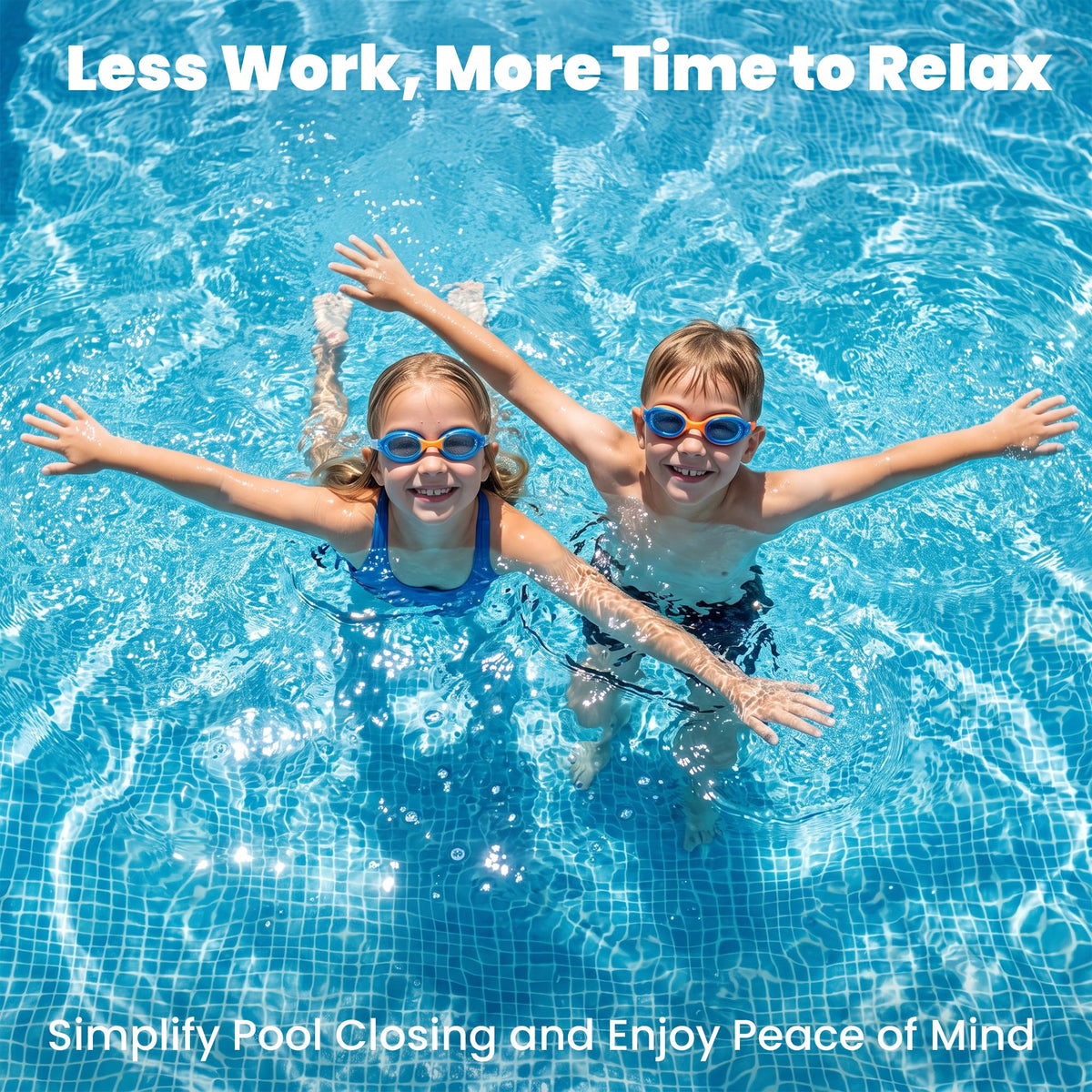 Professional Pool Winter Closing Kit for Above Ground & Inground Pools, Winterizing Treatment for Pool Closing, Helps Maintain Water Quality During Winter, Up to 30,000 Gallons