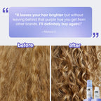 K18 TripleBright Oxidation Defense Purple Shampoo - Non-Staining Blonde Shampoo Removes + Helps Prevent Brass for Brighter, Longer-Lasting Blonde - For All Highlighted + Lifted Hair Tones (4.2 Fl oz)