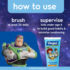 Orajel Naturals Toy Story 5 Anti-Cavity Fluoride Toothpaste, 4.2 oz, 4-Pack