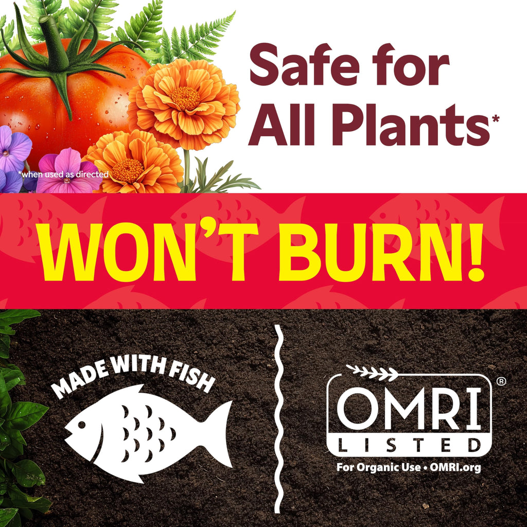 Alaska Fish Fertilizer for Plants, OMRI Listed 5-1-1