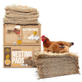 Eaton Pet and Pasture 10 Pack Nesting Pads for Laying Hens, 13 x 13 Inch