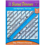 New Leaf Stitches Clearly Perfect Slotted Trimmer — Acrylic Quilting Ruler for Half Square Triangles & HST Cutting — Slotted Quilting Ruler for Strip Piecing, Block Construction & Accurate Trimming