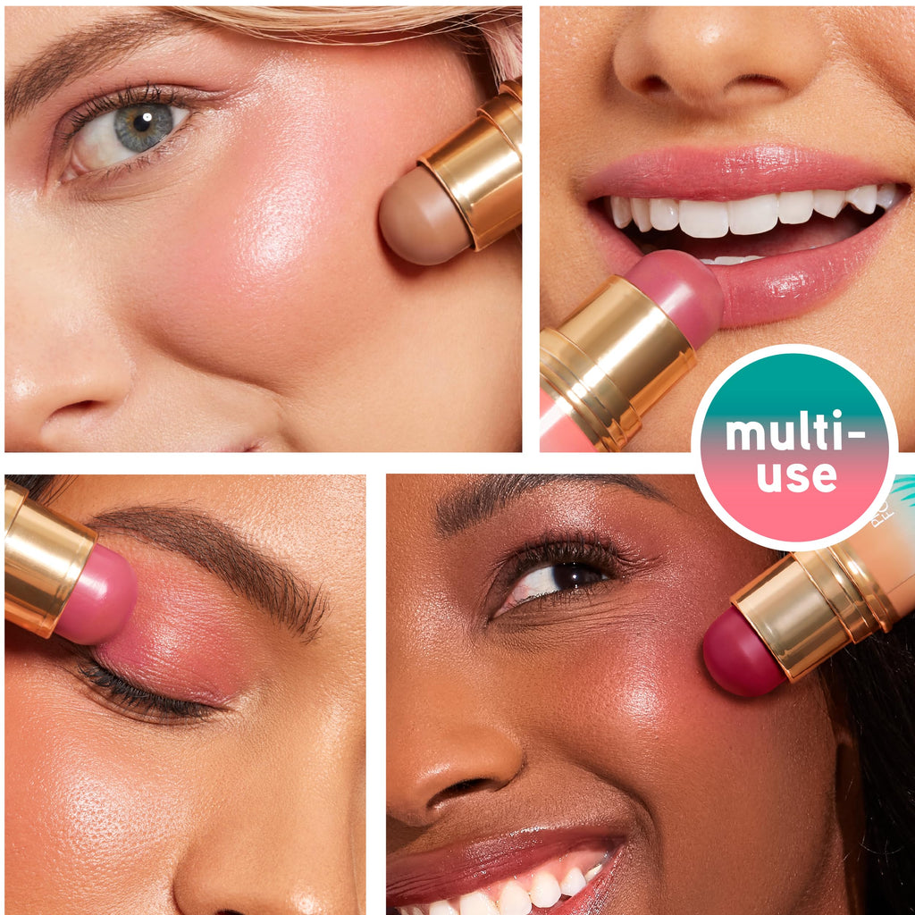 Physicians Formula Butter Glow & Go Multiuse Stick, Ultra-Creamy Radiant Finish Formula with Murumuru Butter, Vegan & Cruelty-Free- Sunkissed Rose
