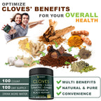 Herbpy 7in1 Clove Supplement 500mg, Support Digestion, Immune, Heart Health