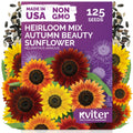 125 Autumn Beauty Mix Sunflower Heirloom Flower Seeds, Helianthus Annuus
