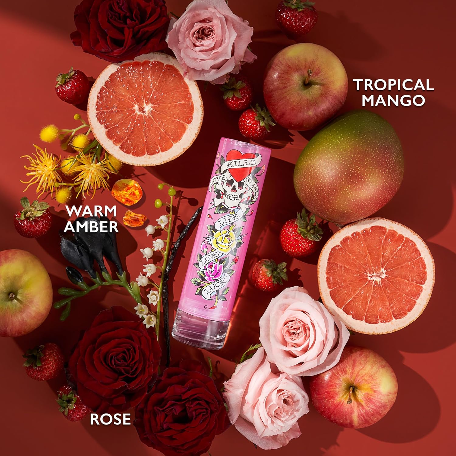 Buy now Ed Hardy Perfume for Women, Eau De Parfum Spray with Warm Amber Notes, 3.4 fl oz at indiglob india