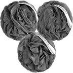 Buy now MainBasics Seaweed Infused Bath Shower Loofah Sponge Pouf Body Wash Scrubber (Set of 3) at indiglob india