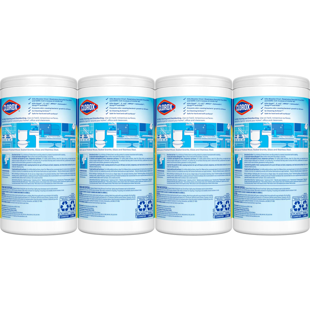 Buy now Clorox Disinfecting Cleaning Wipes Variety Pack, 75 Count Each, Pack of 4 (Package May Vary) at indiglob india