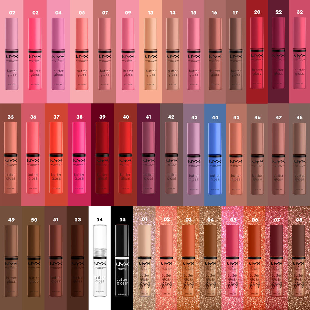Buy now NYX PROFESSIONAL MAKEUP Butter Gloss Bling Lip Gloss, Non Sticky and Shiny Vegan Lip Makeup - Shimmer Down at indiglob india