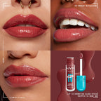 Buy now NYX PROFESSIONAL MAKEUP Lip IV Hydrating Glossy Lip Stain with 12HR Hydration - Drippin In Rose (Pink) at indiglob india