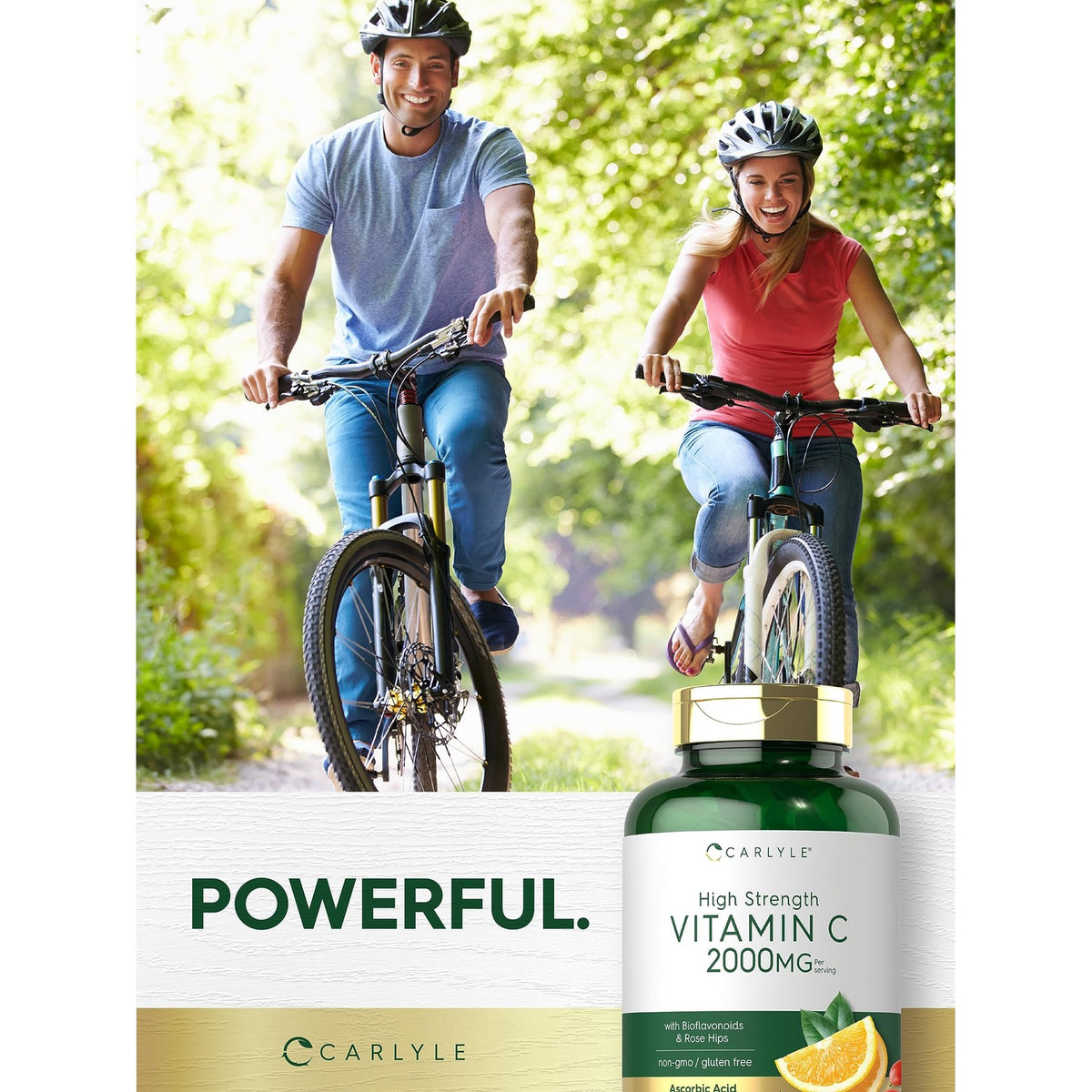 Carlyle Vitamin C 2000mg | with Rose Hips | 150 Caplets