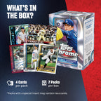 2025 Topps Chrome MLB Baseball - Factory Sealed - Value Box