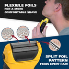 Buy now Wahl Lifeproof Lithium Ion Foil Shaver Æ’?? Waterproof Rechargeable Electric Razor with Precision Trimmer for MenÆ’??s Beard Shaving, Trimming, & Grooming with Quick Charge Æ’?? Model 7061-100 at indiglob india