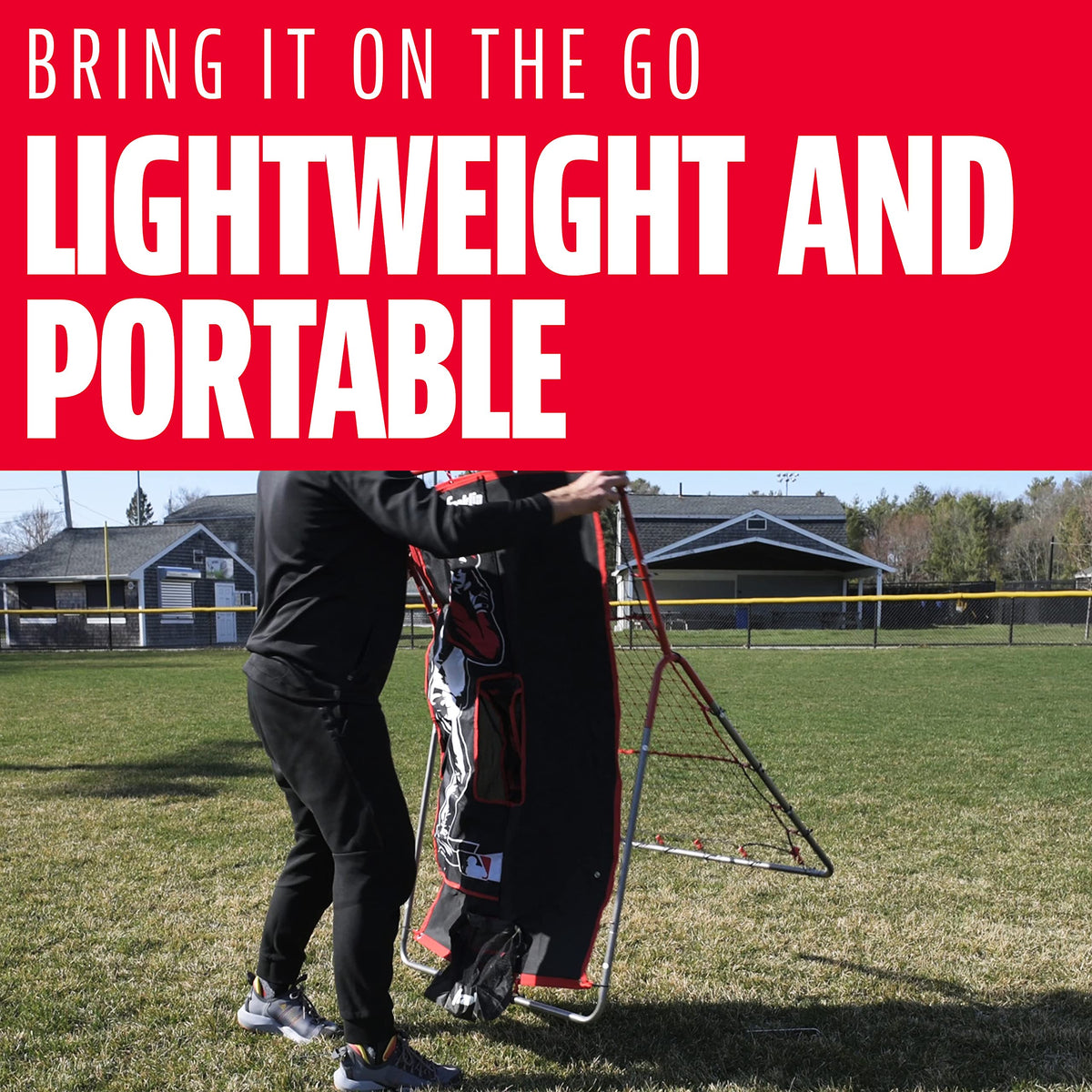 Franklin Sports Switch Hitter Rebounder + Pitching Target - 55 x 36 Inch