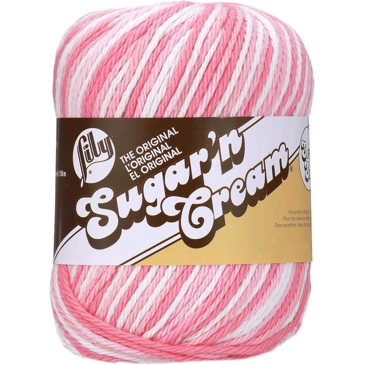 Buy now Lily Sugar'n Cream Super Size Ombres Yarn, 3 oz, Potpourri, 1 Ball 3 oz Small Ball Strawberry at indiglob india