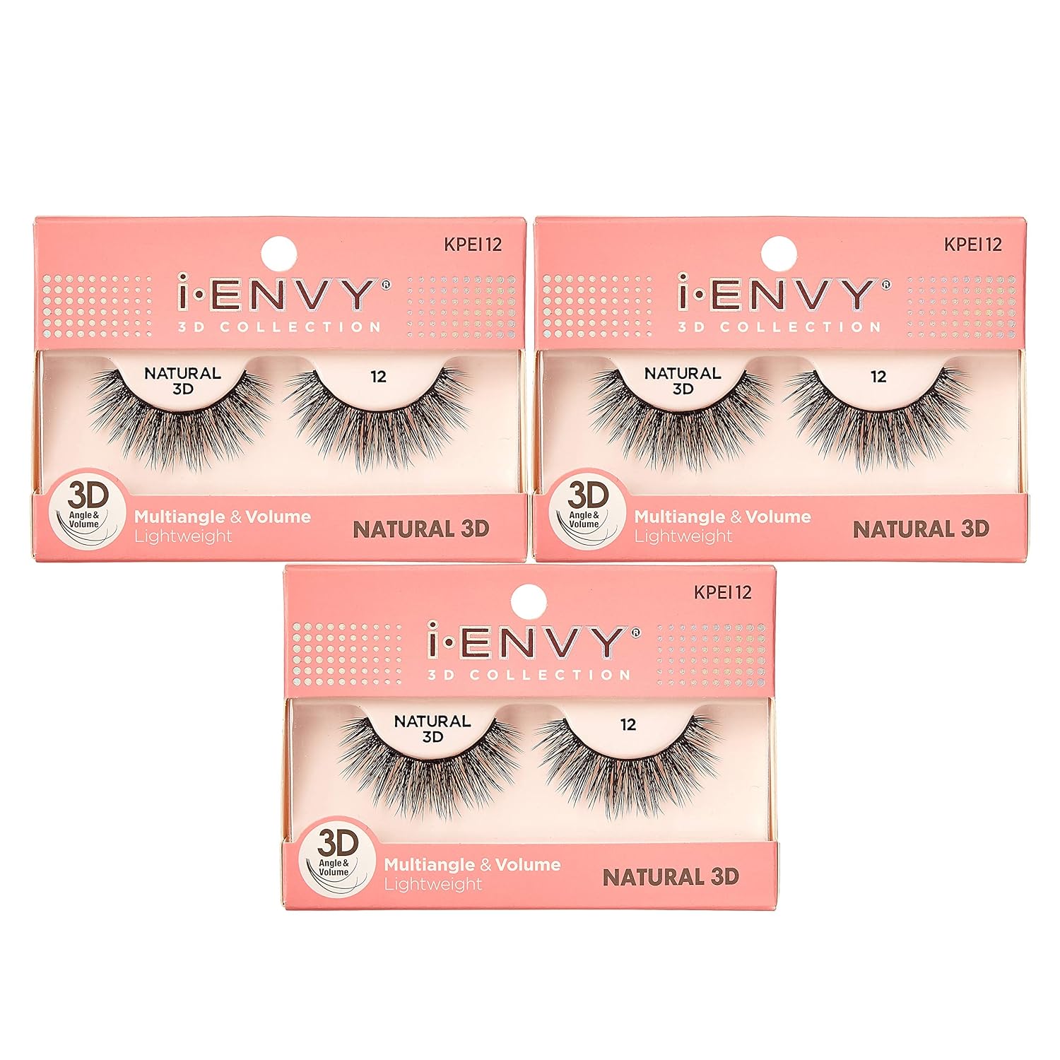 Buy now i-Envy 3D Glam Collection Multi-angle & Volume (2 PACK, KPEI14) 1 Count (Pack of 3) KPEI12 at indiglob india