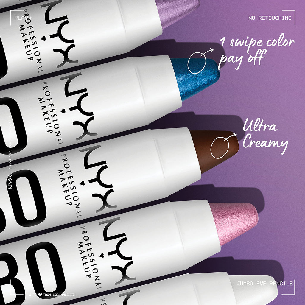 Buy now NYX PROFESSIONAL MAKEUP Jumbo Eye Pencil, Blendable Eyeshadow Stick & Eyeliner Pencil - Cottage Cheese (Silver) at indiglob india
