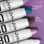 Buy now NYX PROFESSIONAL MAKEUP Jumbo Eye Pencil, Blendable Eyeshadow Stick & Eyeliner Pencil - Cottage Cheese (Silver) at indiglob india