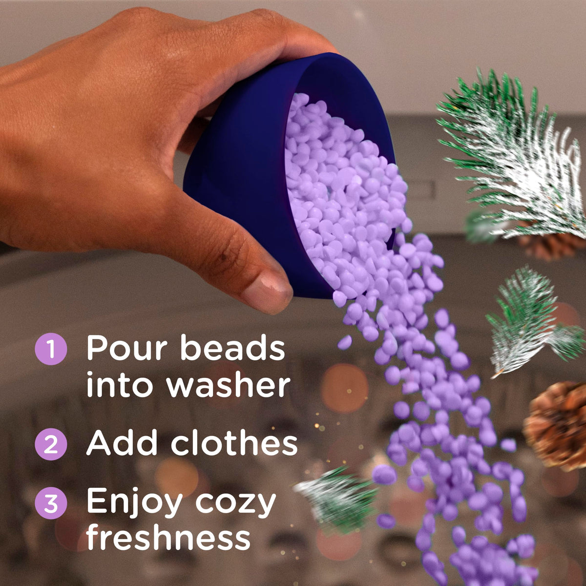 Downy In-Wash Laundry Scent Booster Beads, Long-Lasting Cuddle Weather Scent Beads, 7.8 oz