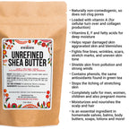 Buy now Raw Shea Butter - 100% Pure African Unrefined Shea Butter for Hair | Skin Moisturizer for Face and Body | with Natural Smoky Scent | Use for Soap Base, DIY Whipped Lotion, Lip Balm - 8 oz Block at indiglob india