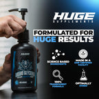 Huge Supplements Liquid Glycerol Supplement, Enhances Muscle Pumps, Increases Muscle Fullness, Boosts Endurance, Cellular Hydration Agent, Clean & Convenient Pump Top, Unflavored (60 Servings)