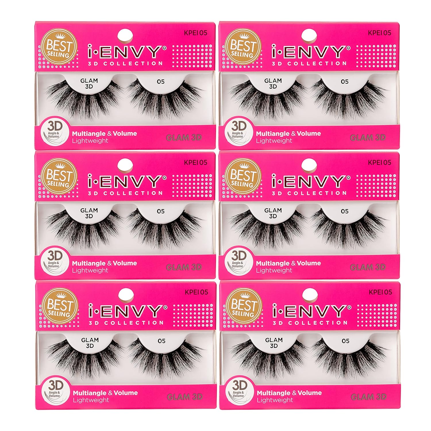 Buy now i-Envy 3D Glam Collection Multi-angle & Volume (2 PACK, KPEI14) 6 PACK KPEI5 at indiglob india