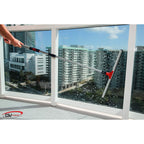 DSV Standard Professional Floor Squeegee for Concrete Floor, 24" Large Heavy Duty Squeegee for Floor, Squeegee Broom for Floor with Telescopic Handle 30”–57” for Tiles, Garage, Deck, Bathroom, Window